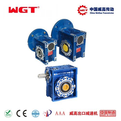 NMRV 025 series worm gear reducer with aluminum alloy shell