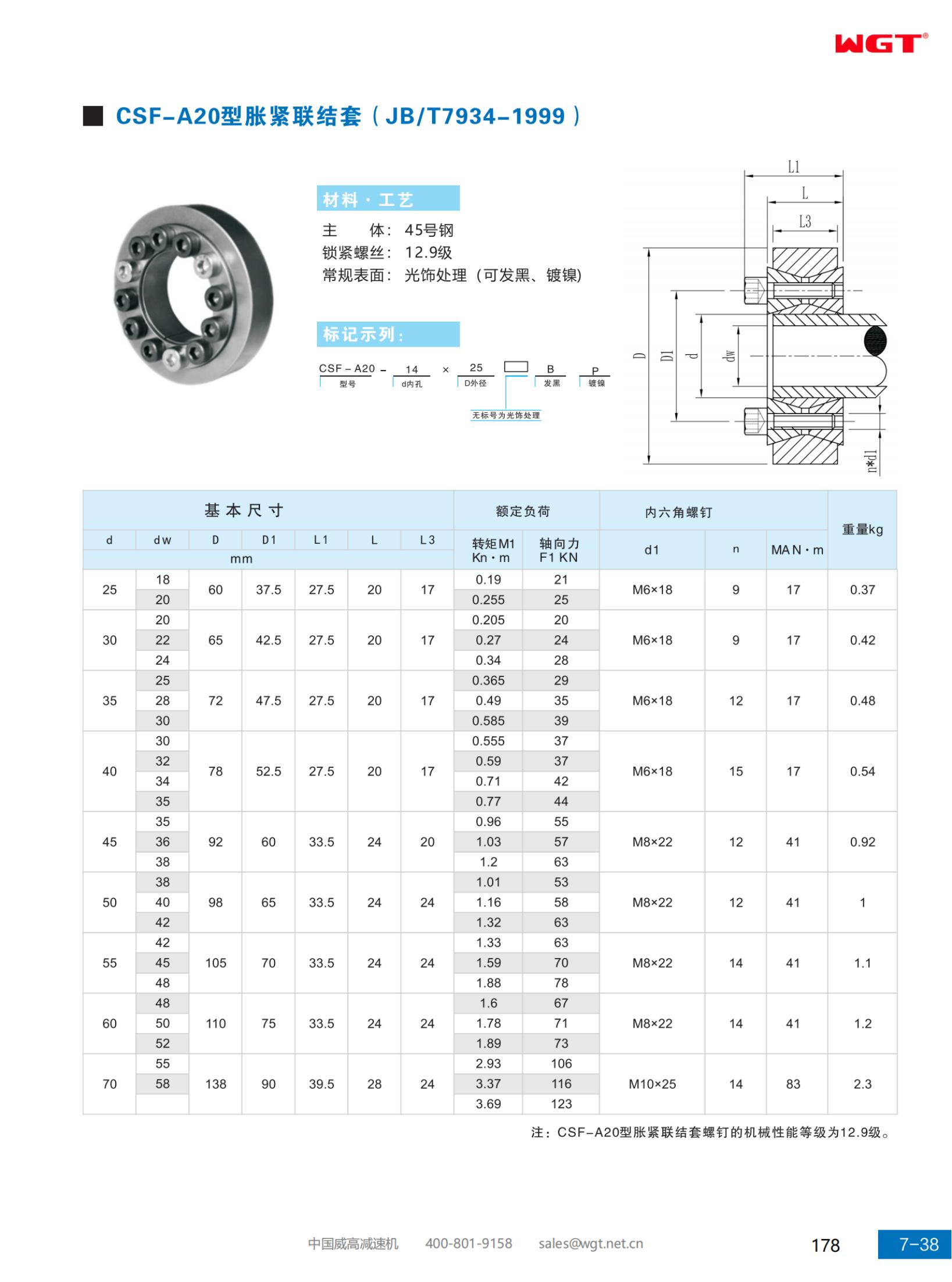 CSF-A20 expansion joint sleeve (JB/T7934-1999)