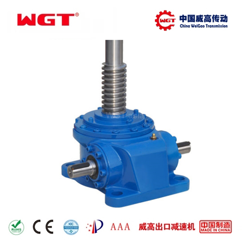 JWM / B series 25KN worm gear worm manual lifting jack with motor, used for lifting table or press